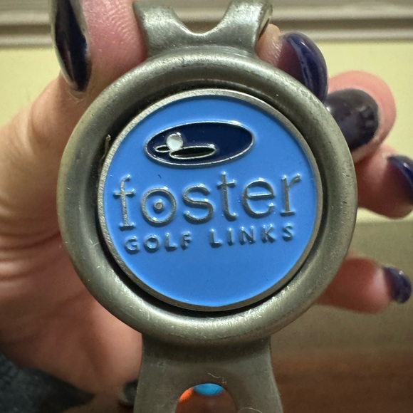 Set Of 3 Oversized Brush Tee with Ball Marker And Foster Golf Divet Tool - Picture 3 of 8